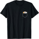 Kawaii Anime Pocket Cat Kids T-Shirt - T-Shirt | Black
