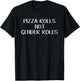 Pizza Rolls Not Gender Roles T-Shirt - T-Shirt | Black