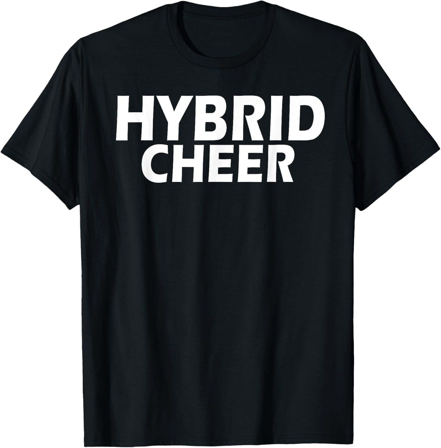 Hybrid Cheer - Cheerleading T-Shirt - T-Shirt | Black