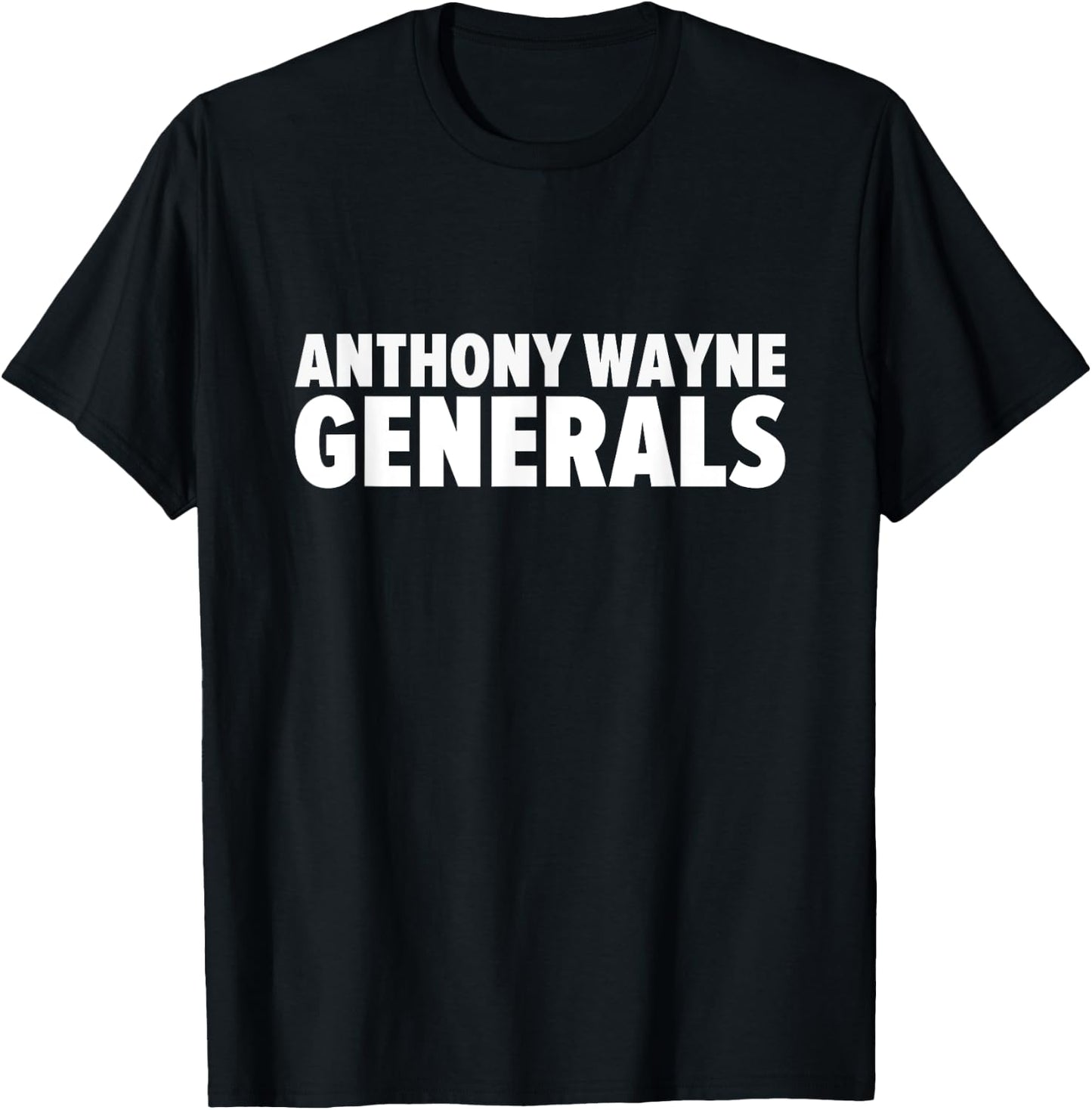 Anthony Wayne Generals Bold T-Shirt - T-Shirt | Black