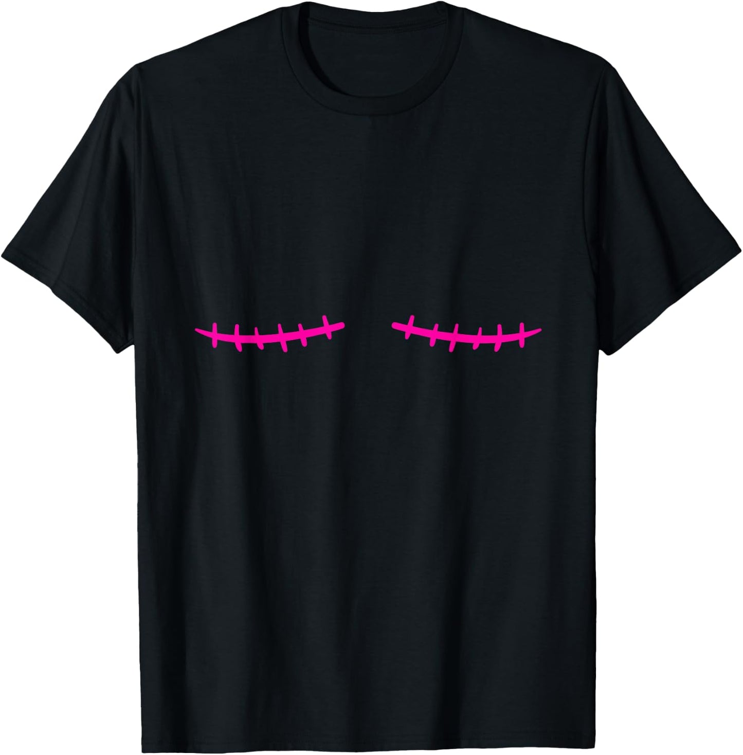 Double Mastectomy Breast Cancer Survivor T-Shirt - T-Shirt | Black