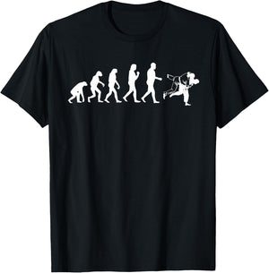 Cute Brazilian Combat Sports Lover Athlete Designs Funny Evolution Jiu Jitsu Gift Men Women Cool Martial Arts T-Shirt - T-Shirt | Black