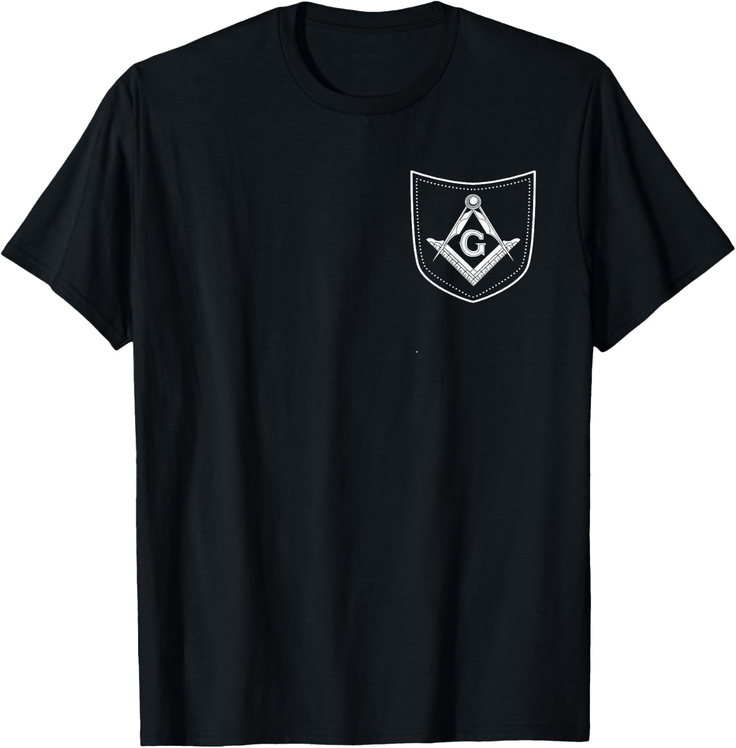 Freemason Masonry Masonic Symbols In A Pocket T-Shirt - T-Shirt | Black
