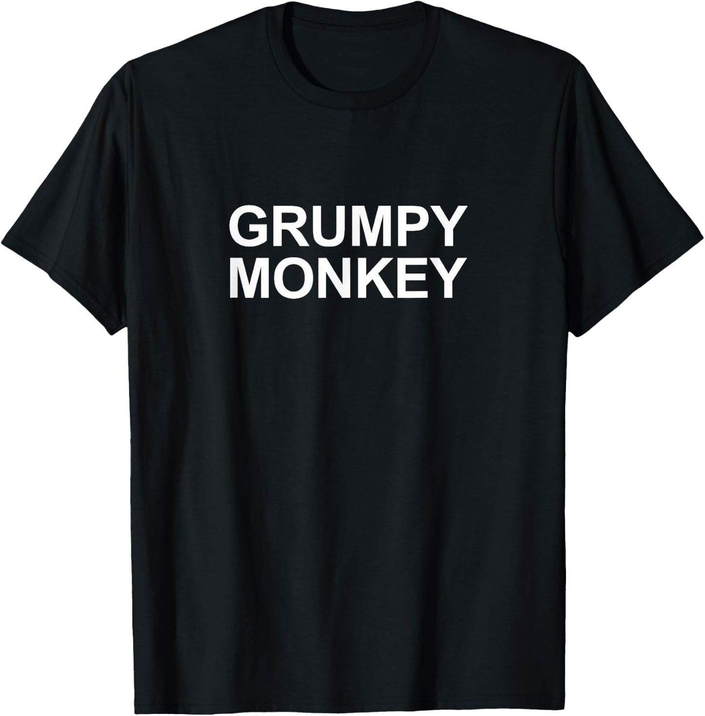 Grumpy Monkey T-Shirt - T-Shirt | Black
