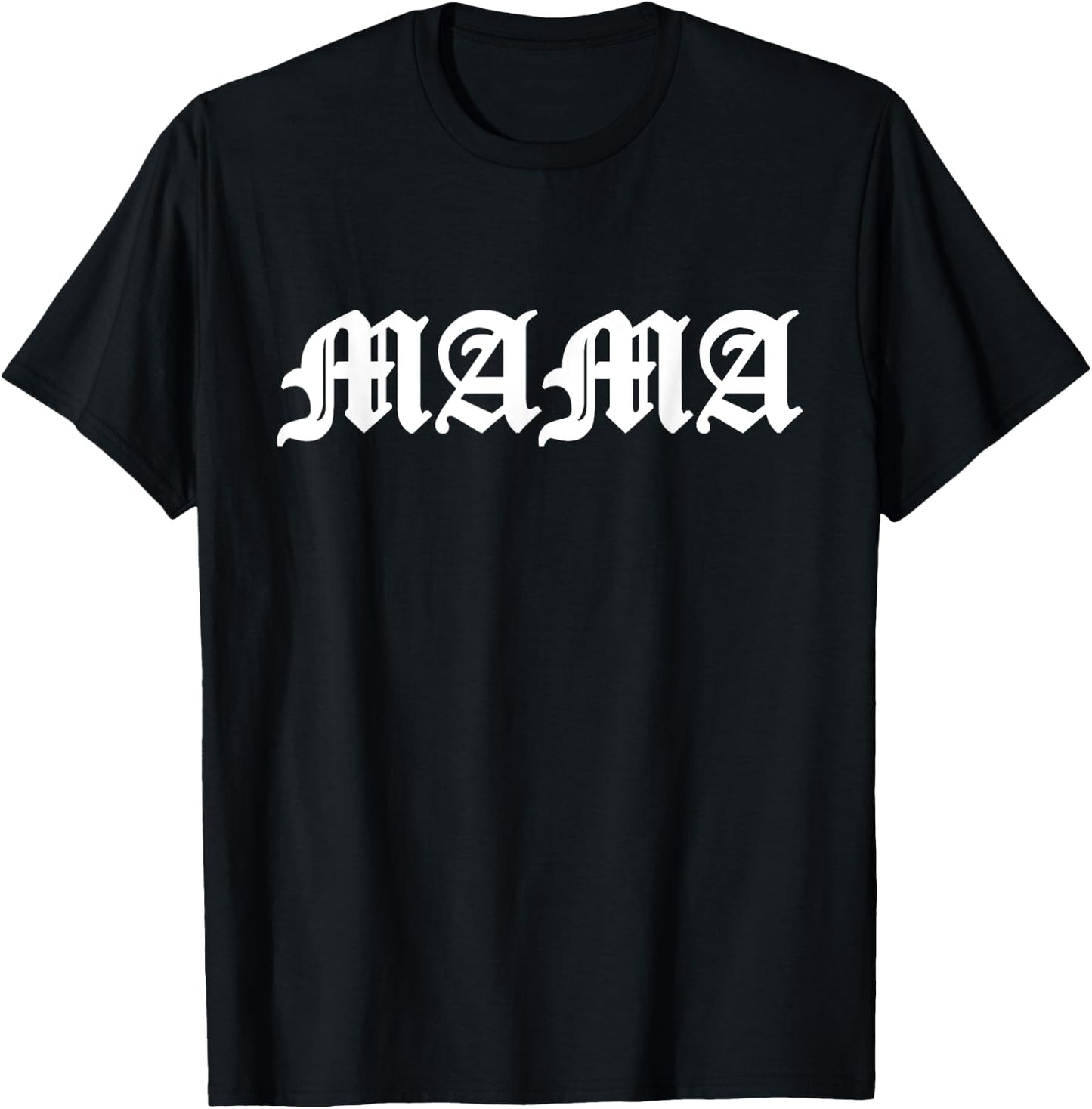 MAMA Old English T-Shirt - T-Shirt | Black