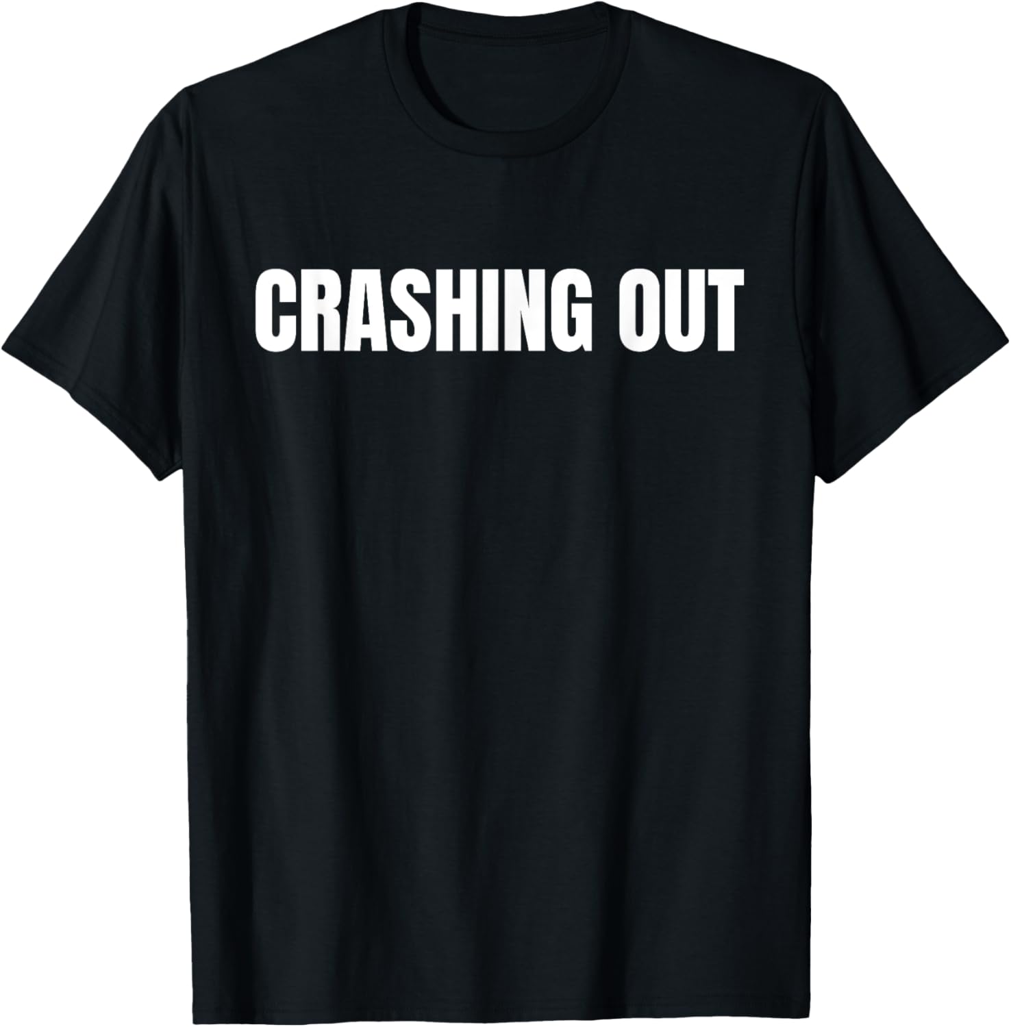 Crashing Out T-Shirt - T-Shirt | Black