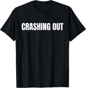 Crashing Out T-Shirt - T-Shirt | Black