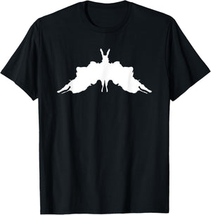Rorschach Ink Blot Test T Shirt Card 5 - Psychology T-Shirt - T-Shirt | Black