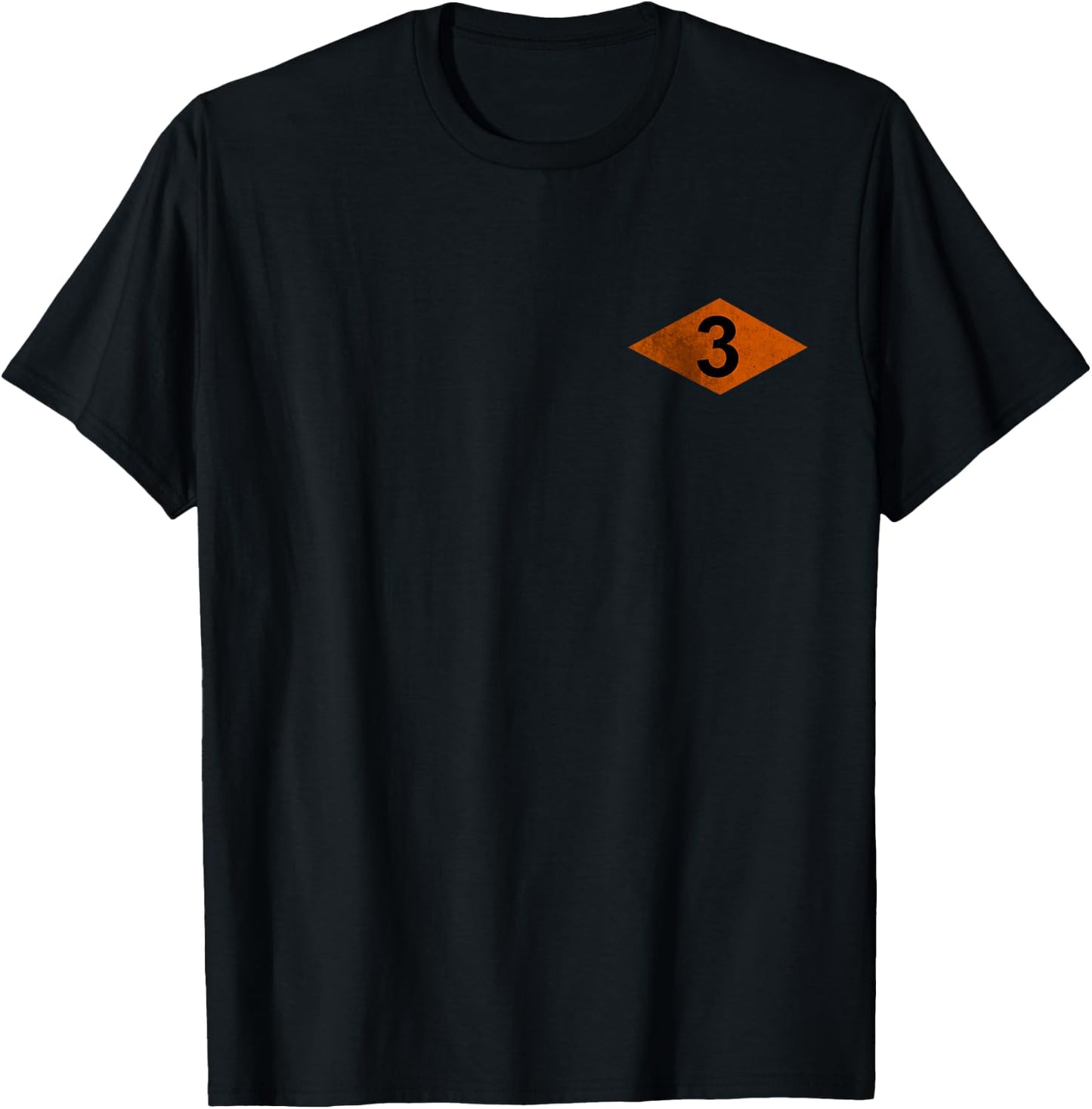 Vintage Ranger Diamond 3rd Battalion RLTW Logo Military Papa T-Shirt - T-Shirt | Black