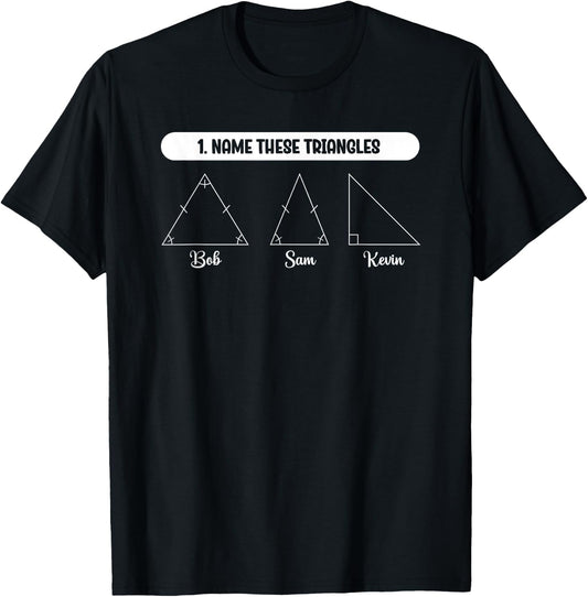 Funny Geometry Math Student Analysis T-Shirt - T-Shirt | Black