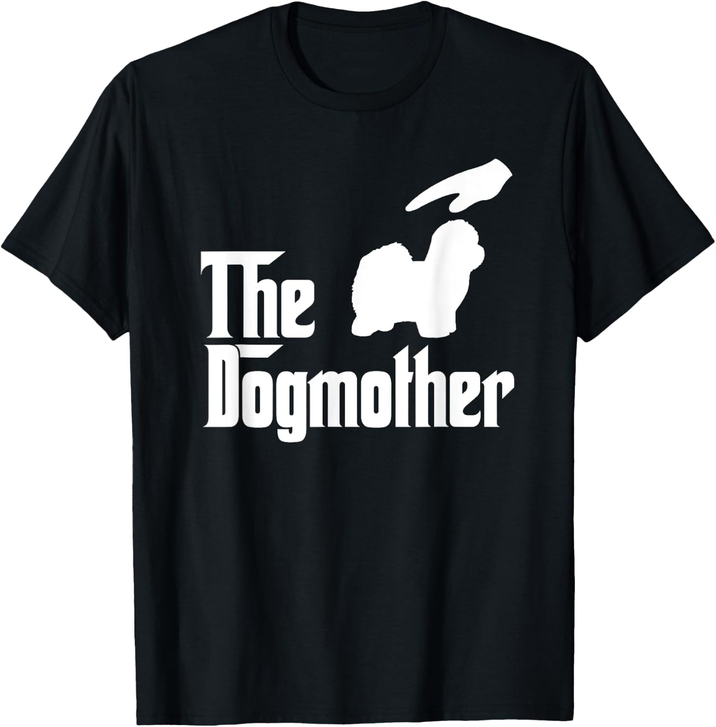 Coton de Tulear Dog Mom The DogMother Funny Dogs Lovers T-Shirt - T-Shirt | Black