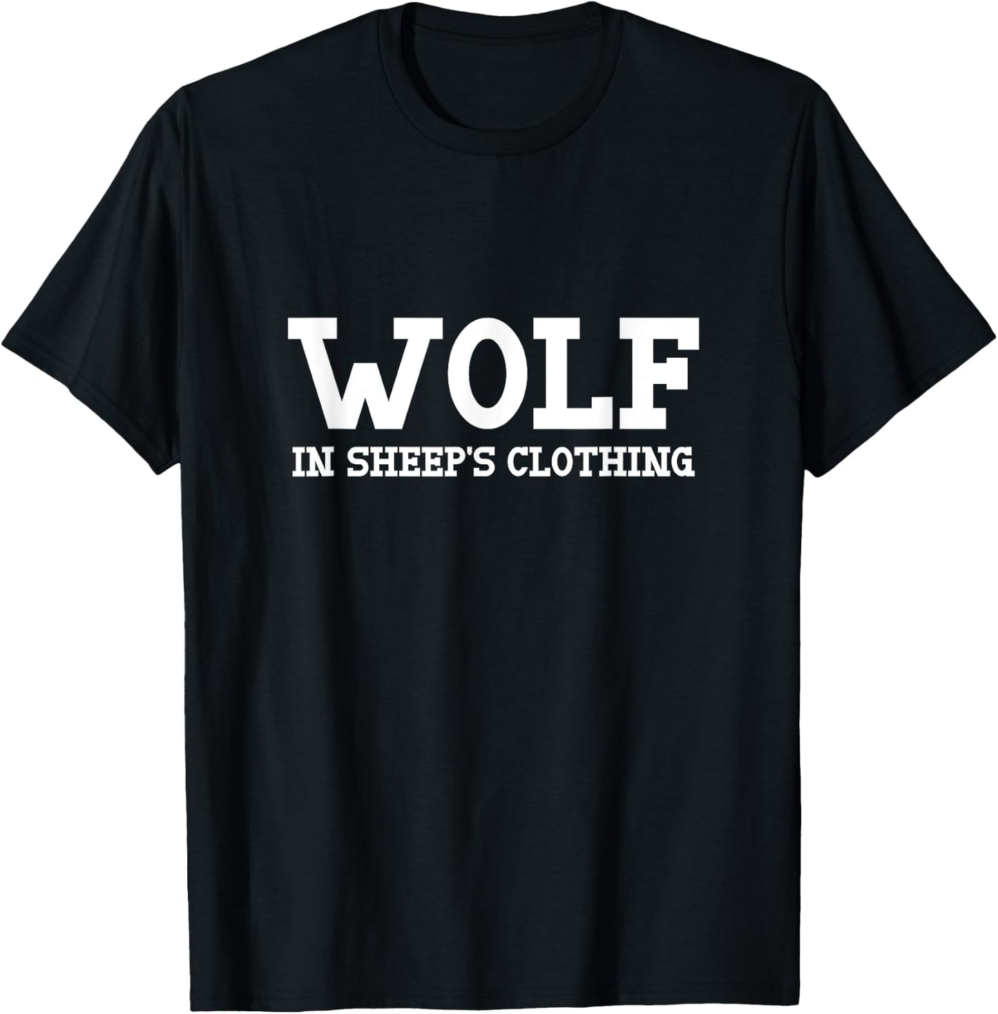 Wolf in sheep's clothing Halloween Costume Sheep Wolves T-Shirt - T-Shirt | Black