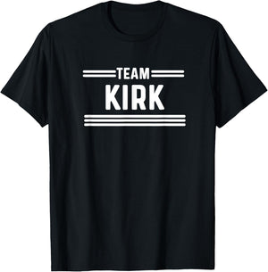 Team Kirk - Family Name T-Shirt - T-Shirt | Black