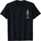 Skeleton Skateboard 4th Of July Funny US Flag Patriotic T-Shirt - T-Shirt | Black