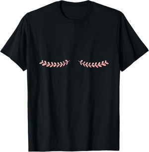 Double Mastectomy Scar Floral Breast Cancer Survivor T-Shirt - T-Shirt | Black
