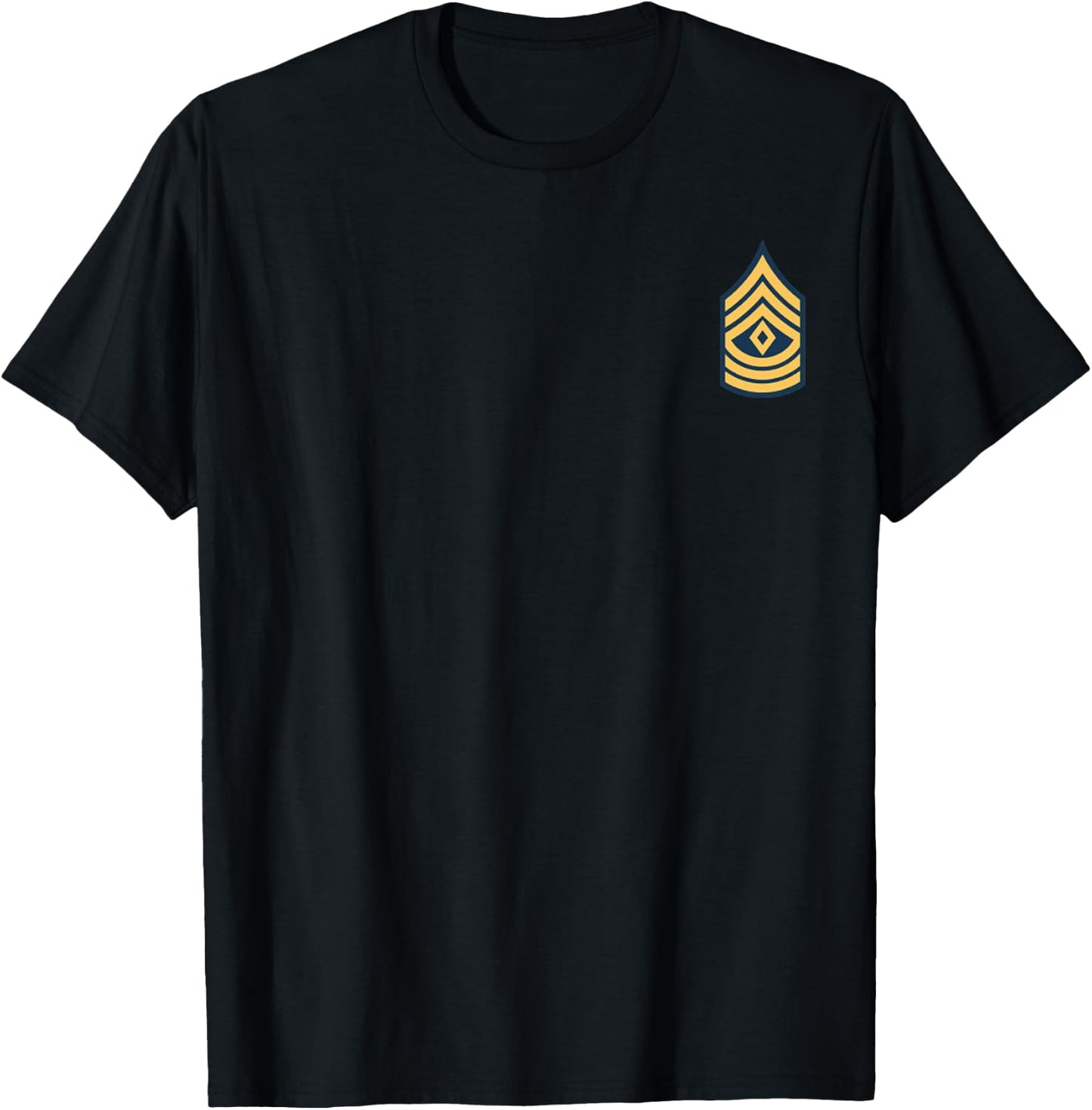 Army First Sergeant E-8 Military Rank Insignia T-Shirt - T-Shirt | Black