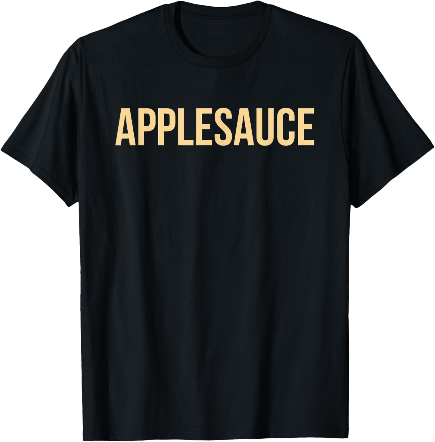 Applesauce Lazy Costume Last Minute Halloween Costume T-Shirt - T-Shirt | Black