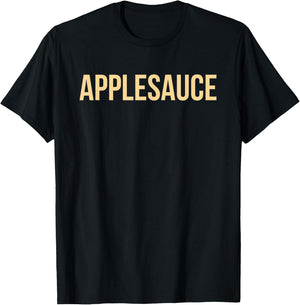 Applesauce Lazy Costume Last Minute Halloween Costume T-Shirt - T-Shirt | Black