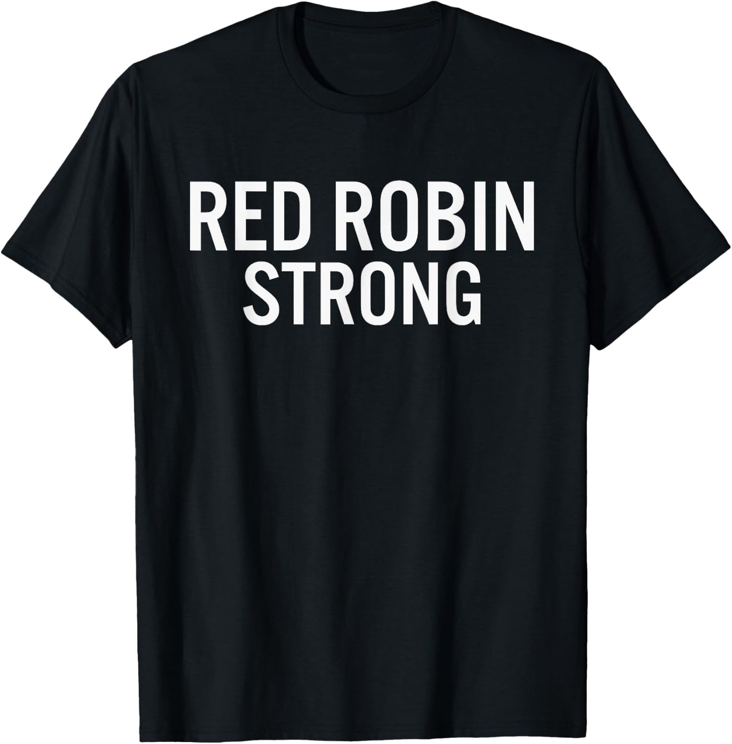 Antigo Red Robins Strong T-Shirt - T-Shirt | Black