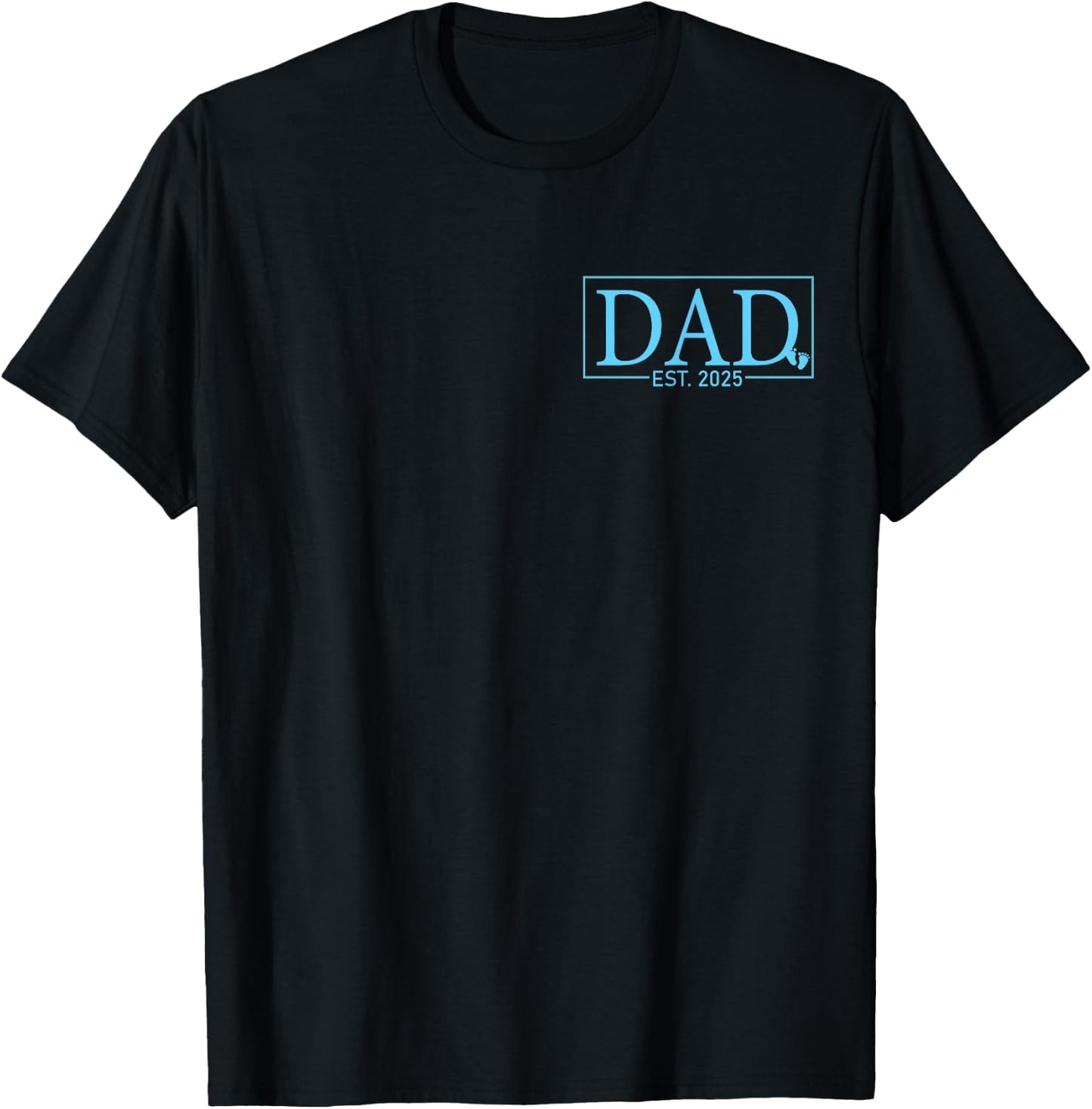 Dad 2025 Logo Loading New Dad 2025 To Be T-Shirt - T-Shirt | Black