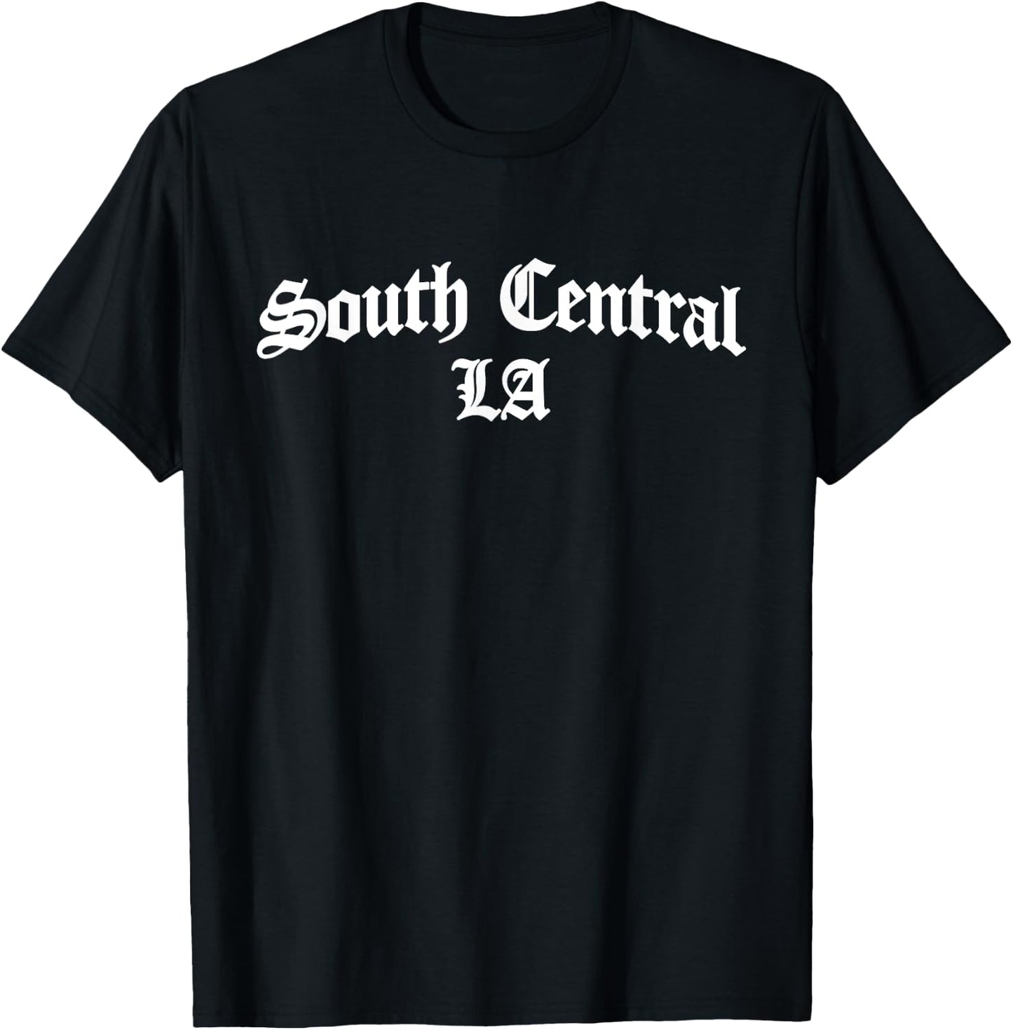South Central LA Los Angeles Chicano Biker Chicana Mexican T-Shirt - T-Shirt | Black