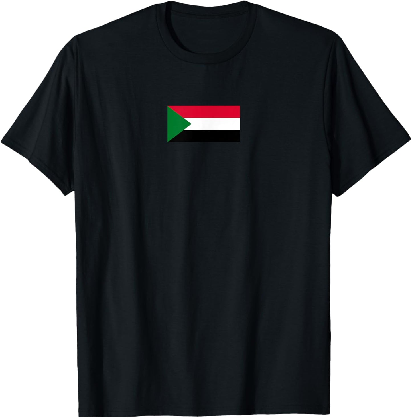 Sudanese Flag of Sudan T-Shirt - T-Shirt | Black