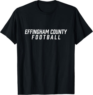 Effingham County High School Football Team T-Shirt - T-Shirt | Black