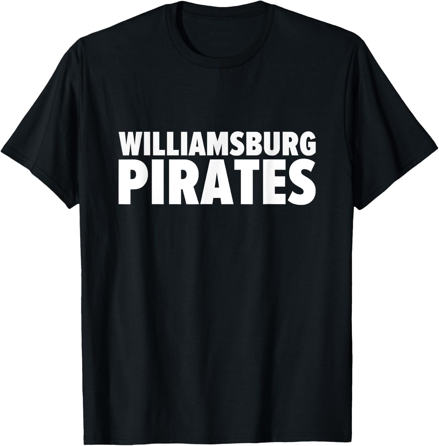 Williamsburg Pirates Bold T-Shirt - T-Shirt | Black
