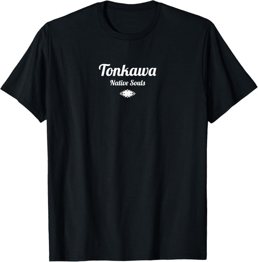 Native American | Tonkawa ORIGINAL SOULS Tribe T-Shirt - T-Shirt | Black