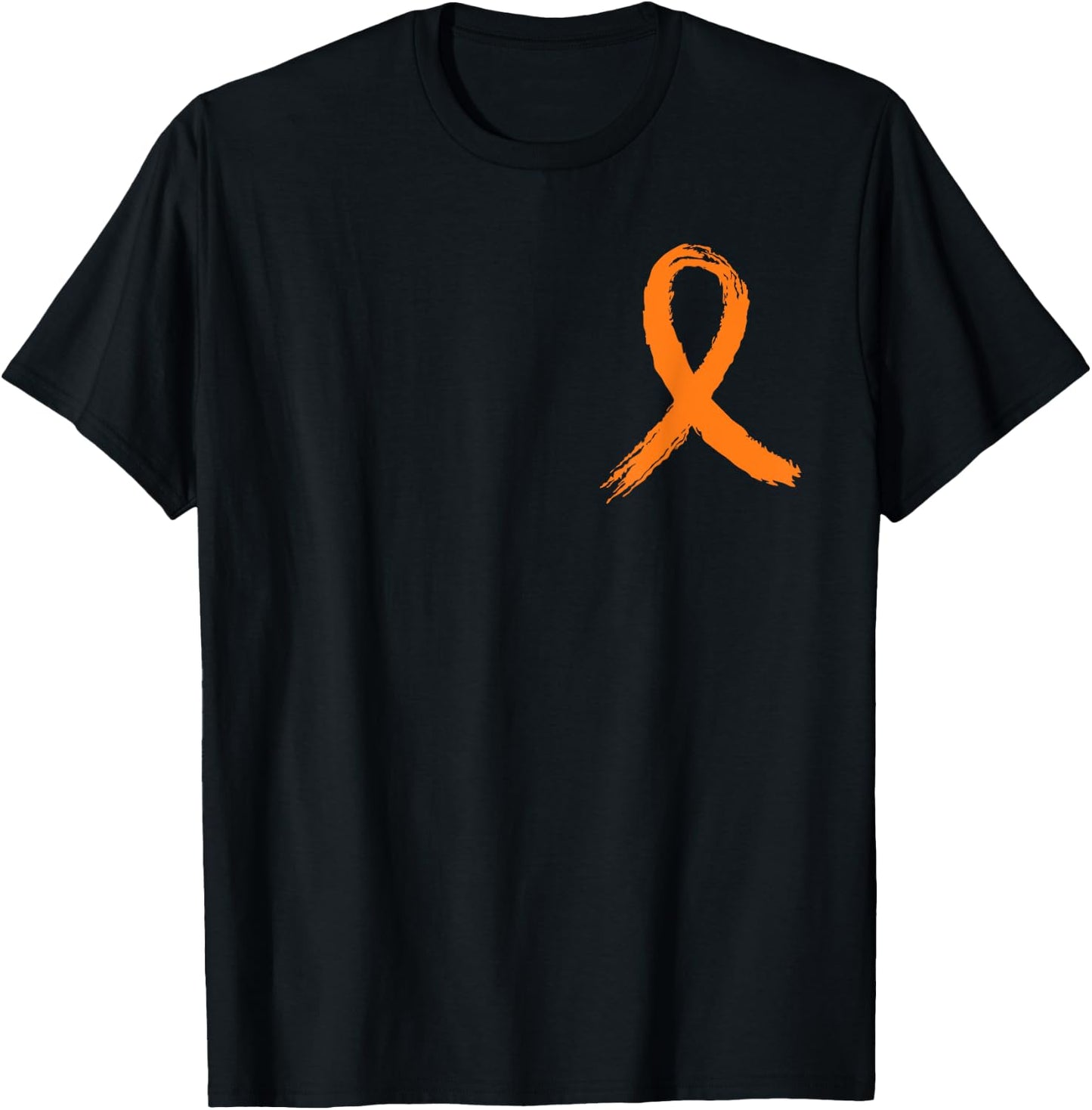 Front and Back Graphic Leukemia Awareness Father In Law Flag T-Shirt - T-Shirt | Black