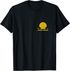 "Camino Francés" - El Camino de Santiago T-Shirt - T-Shirt | Black