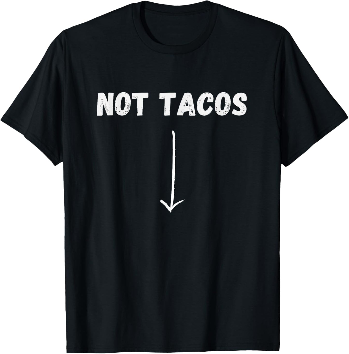 Not Tacos Funny Pregnant Belly Taco Lover Expecting Mama T-Shirt - T-Shirt | Black