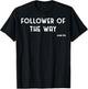 Vintage Follower Of The Way Christian Jesus John 14:6 T-Shirt - T-Shirt | Black