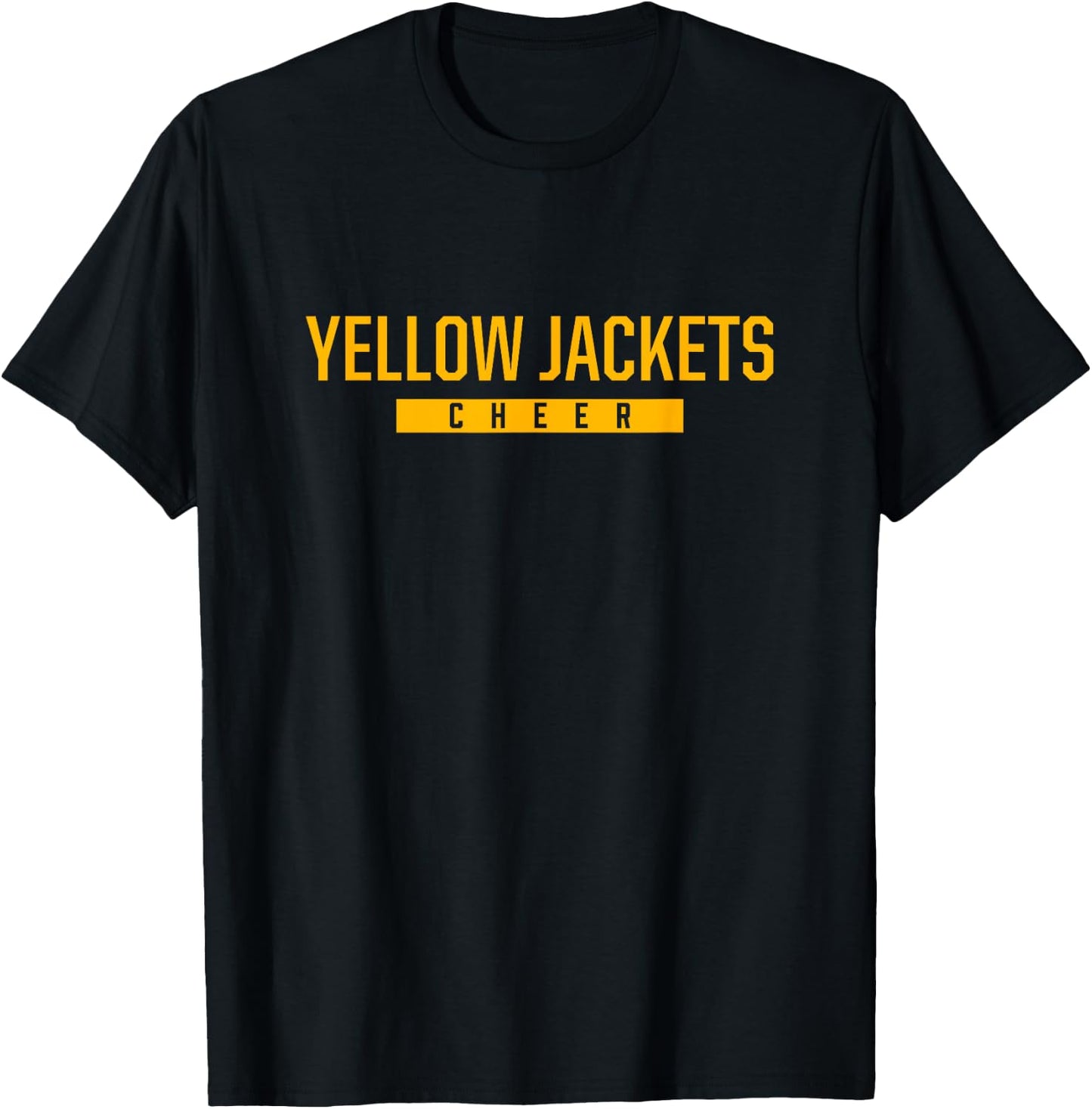 Roanoke Rapids Yellow Jackets Cheer HS T-Shirt - T-Shirt | Black