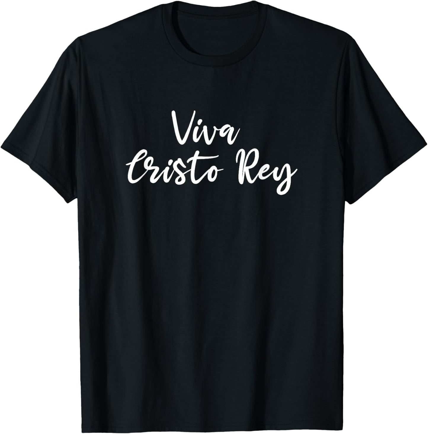 Viva Cristo Rey apparel T-Shirt - T-Shirt | Black