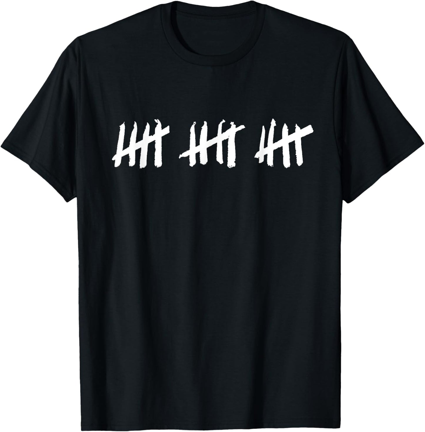 Funny Birthday Tally 15th Birthday 15 Year Old Bday Party T-Shirt - T-Shirt | Black