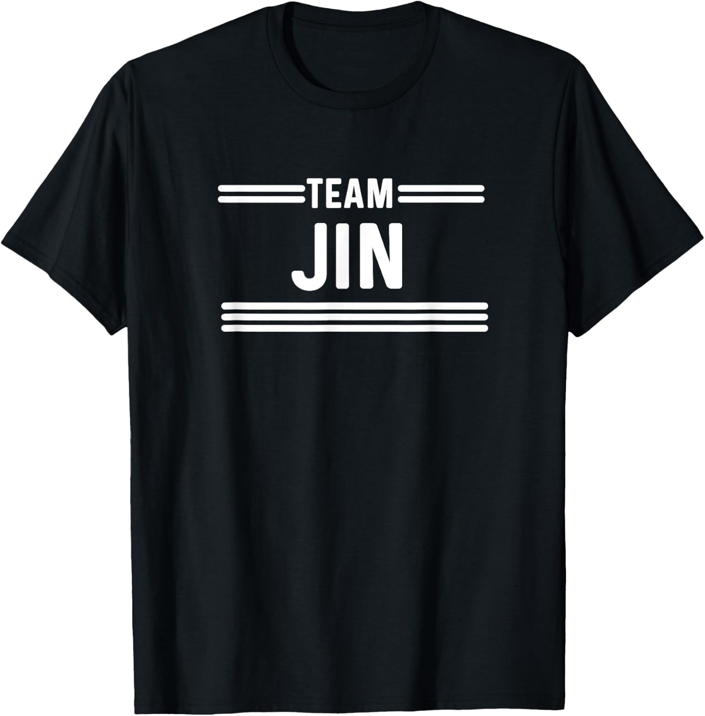Team Jin - Family Name T-Shirt - T-Shirt | Black
