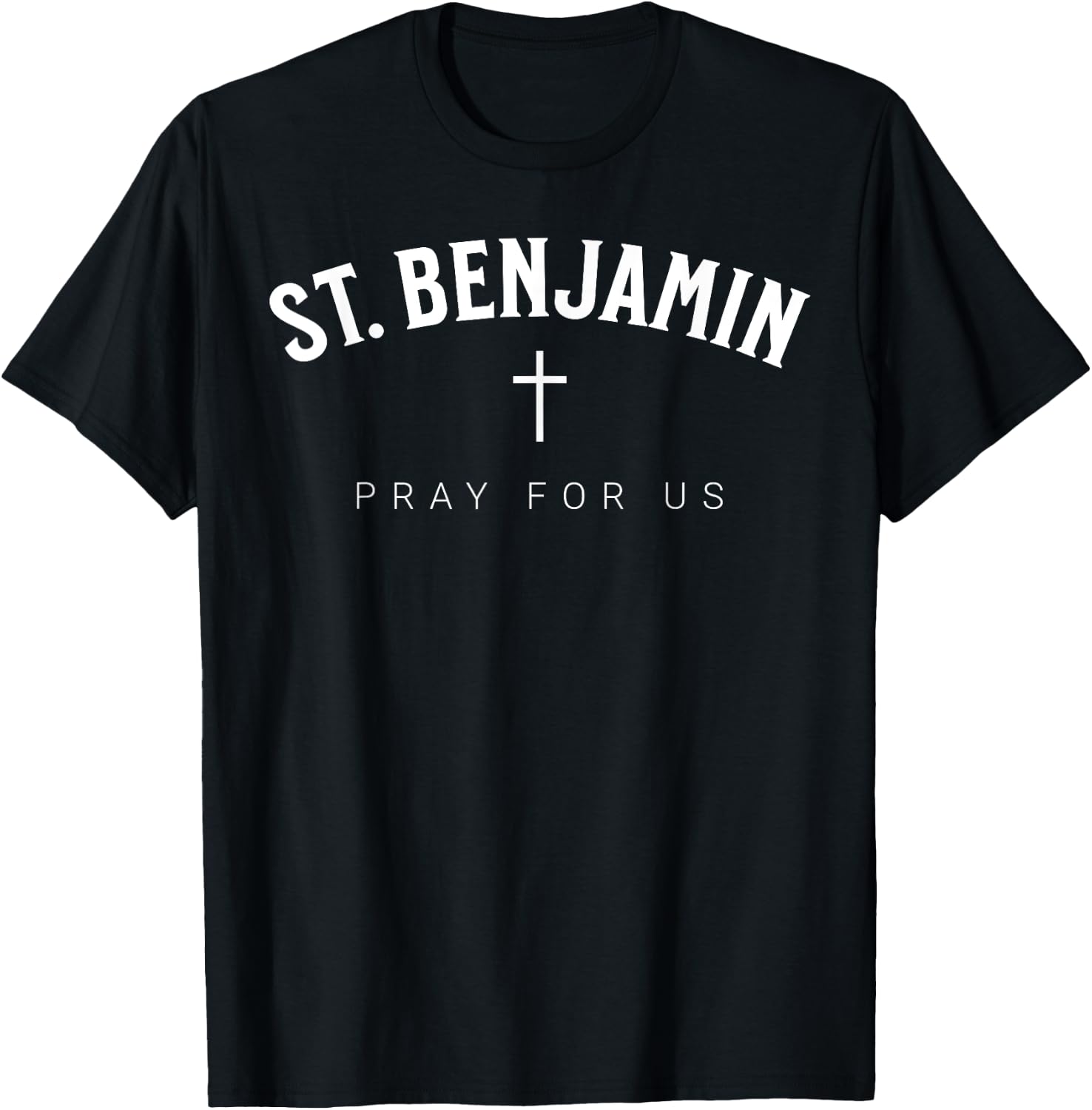 St. Benjamin Catholic Patron Christian Saint T-Shirt - T-Shirt | Black
