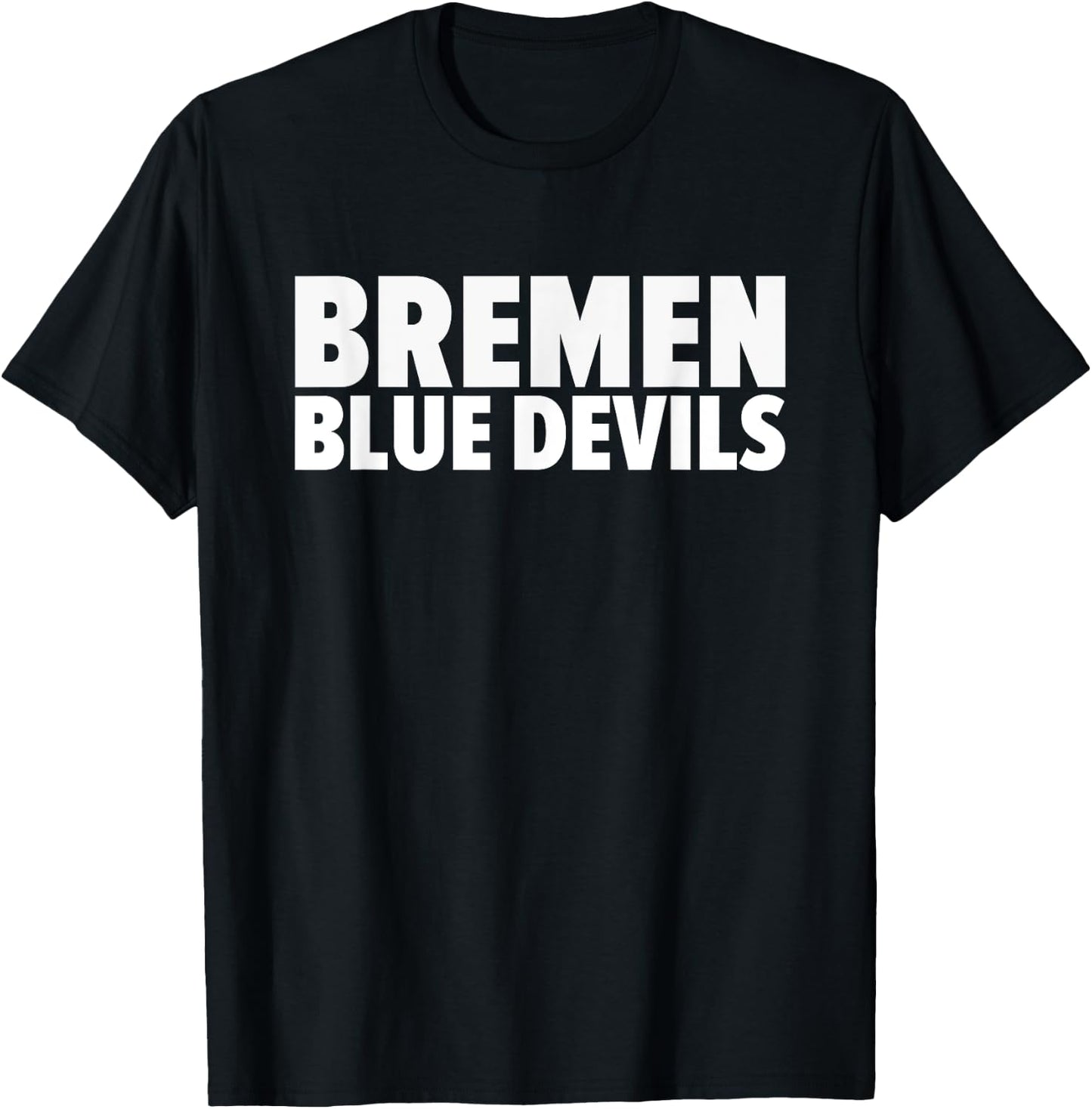 Bremen Blue Devils Bold T-Shirt - T-Shirt | Black