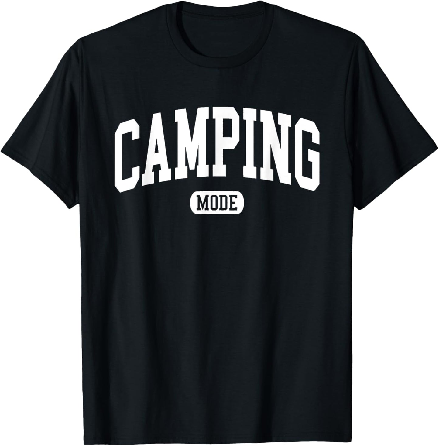 Retro Camping Mode Camper Hiking Lover Camping Crew Outside T-Shirt - T-Shirt | Black