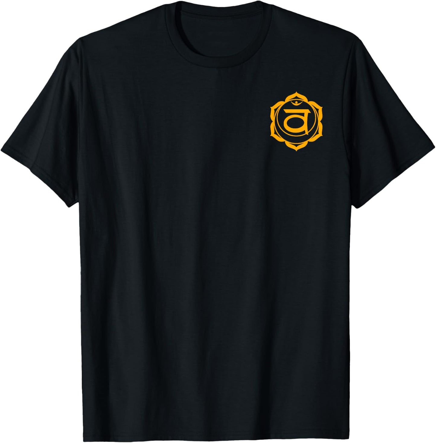 Svadhishthana Sacral Chakra Yoga - Small Print T-Shirt - T-Shirt | Black