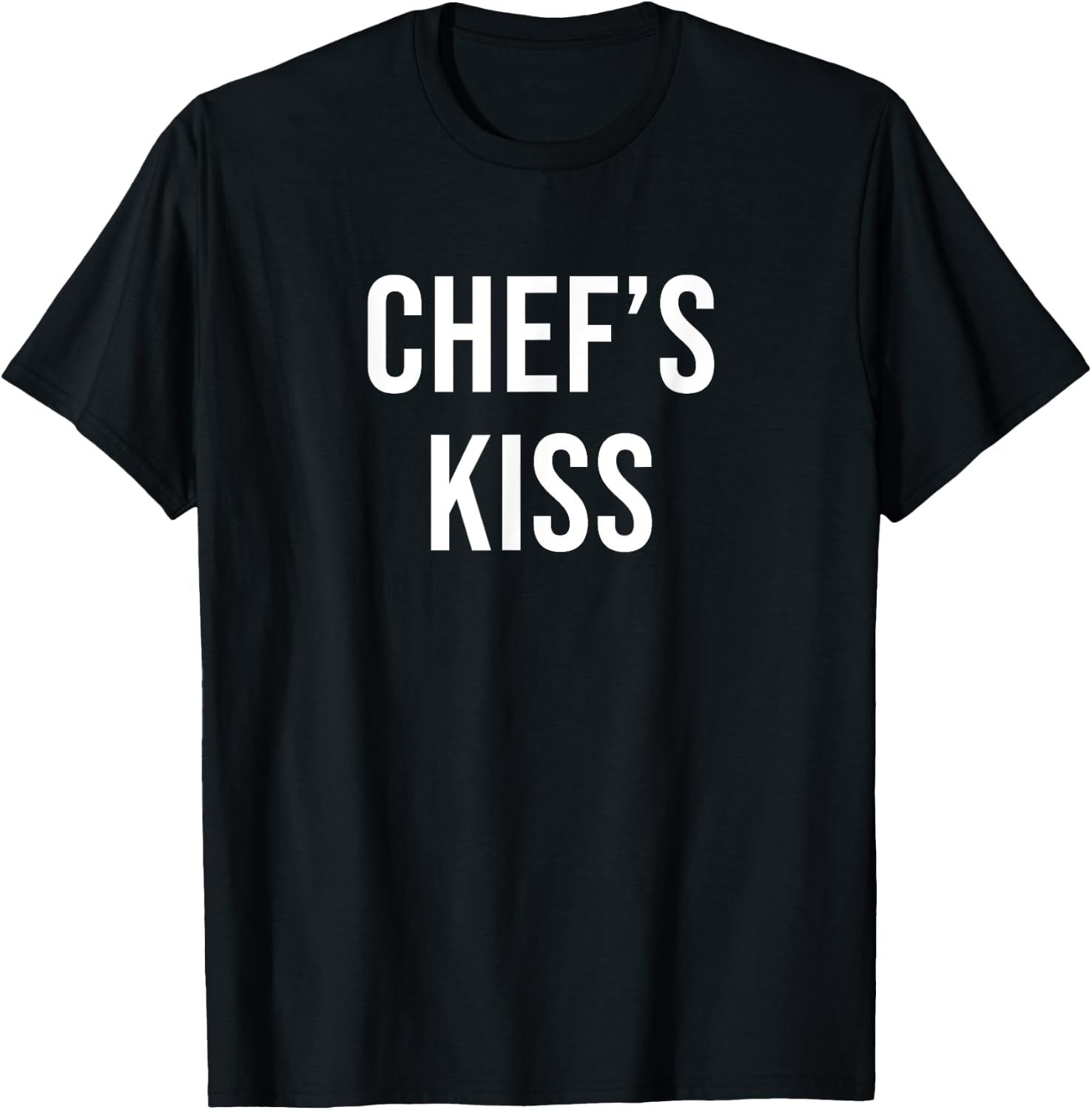 Chef's Kiss T-Shirt - T-Shirt | Black
