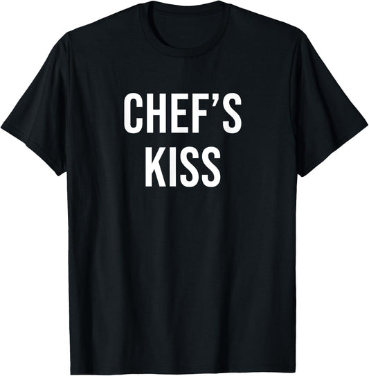 Chef's Kiss T-Shirt - T-Shirt | Black