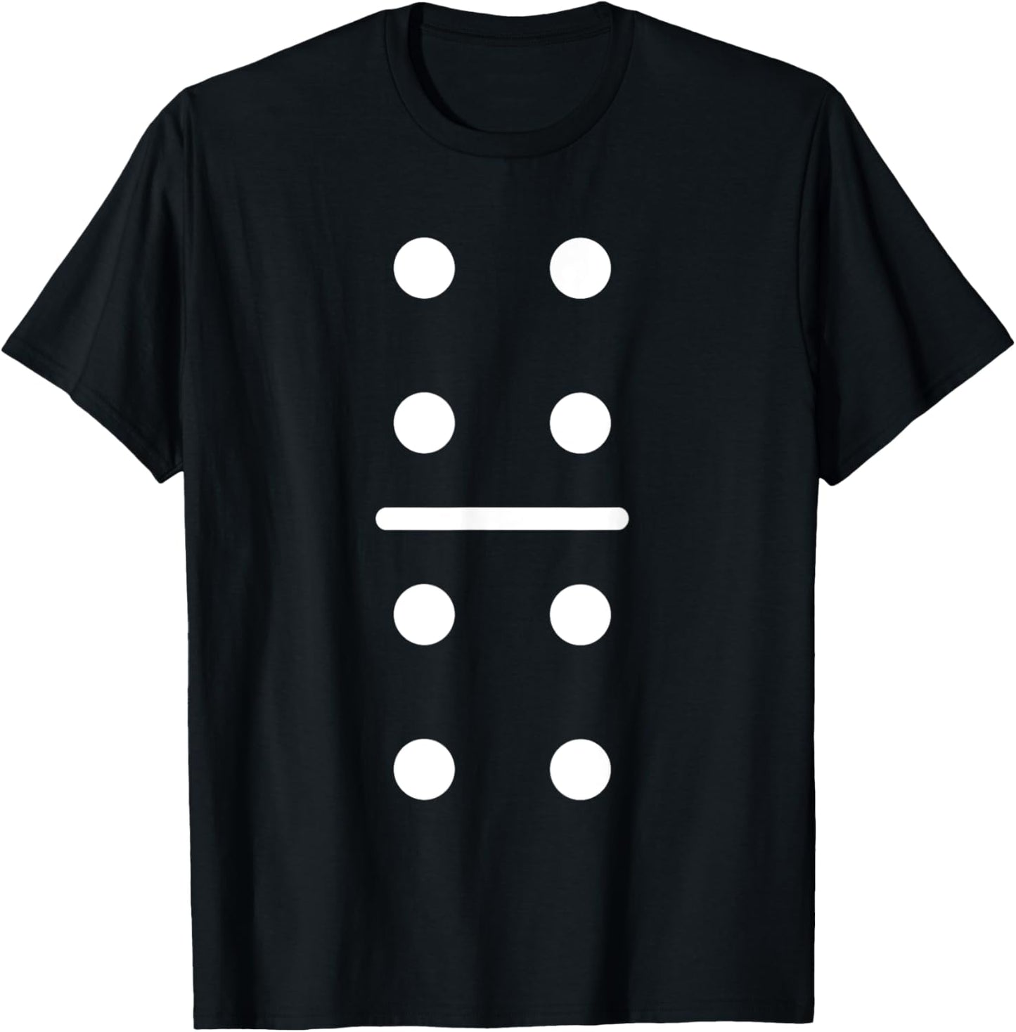 Domino Game 4 4 Dots Matching Halloween Group Costume T-Shirt - T-Shirt | Black