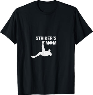 Striker's Mom Soccer T-Shirt - T-Shirt | Black