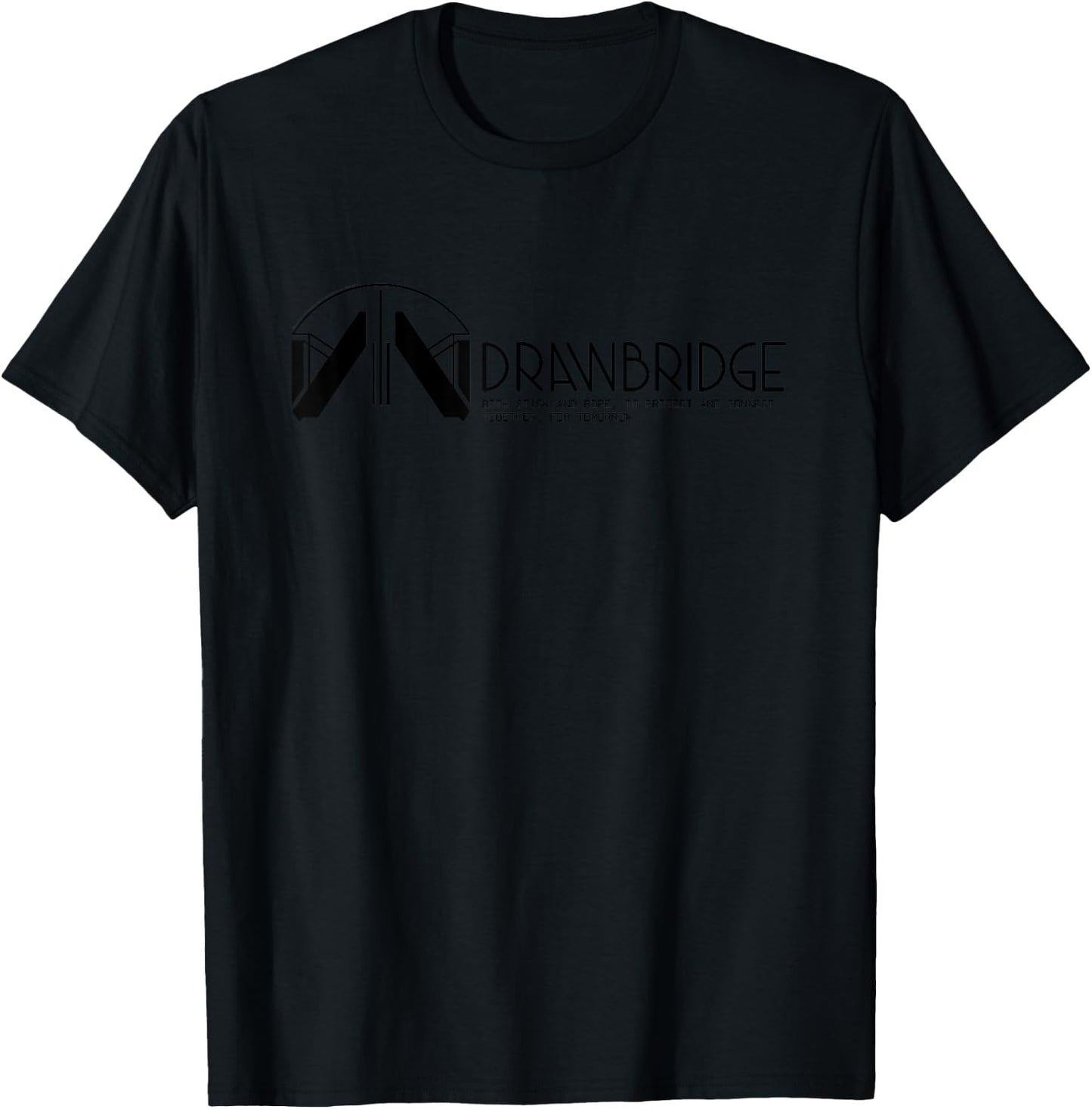 Drawbridge Logo Death Stranding Video Gaming Merch T-Shirt - T-Shirt | Black