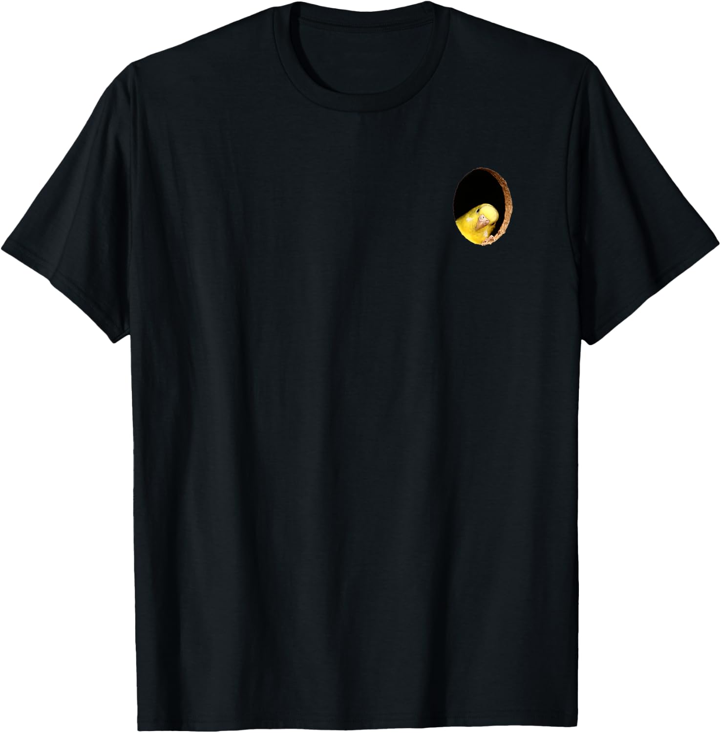 Funny Budgerigar Yellow Budgie Parakeet Pet Bird Lover Gift T-Shirt - T-Shirt | Black