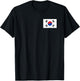 Korean Flag of South Korea T-Shirt - T-Shirt | Black