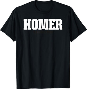 Homer High School Football HS T-Shirt - T-Shirt | Black
