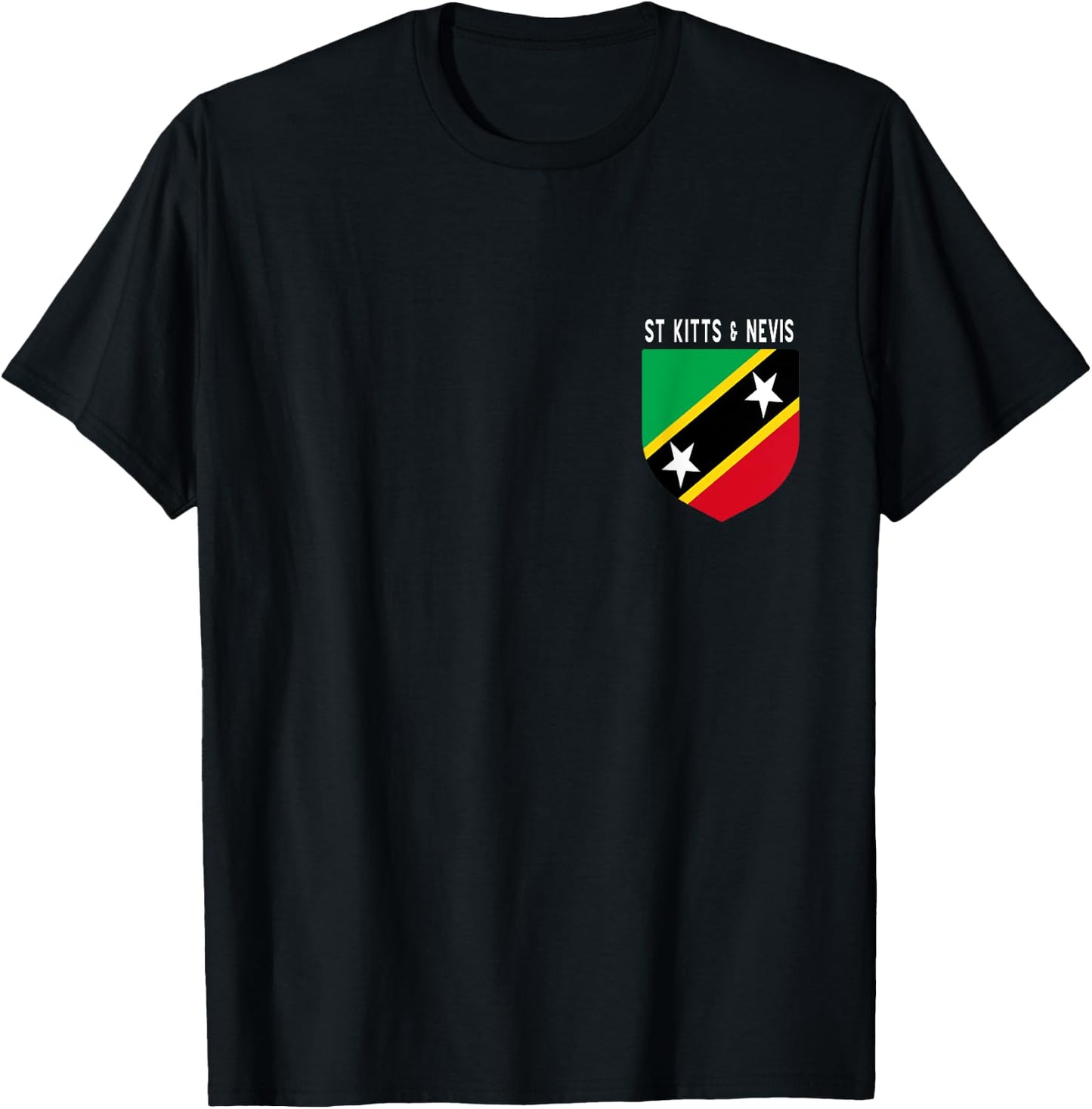 St Kitts Nevis Caribbean Flag Gifts Independence Souvenir T-Shirt - T-Shirt | Black